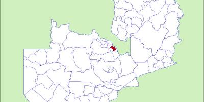 Žemėlapis ndola Zambija